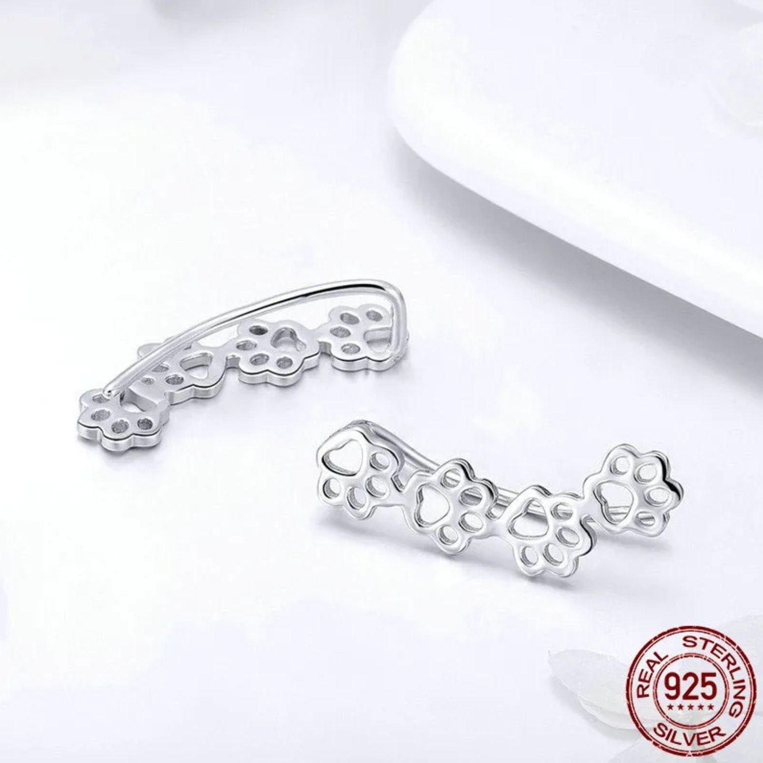 Aros en Plata 925 de Huellitas Perrito-4