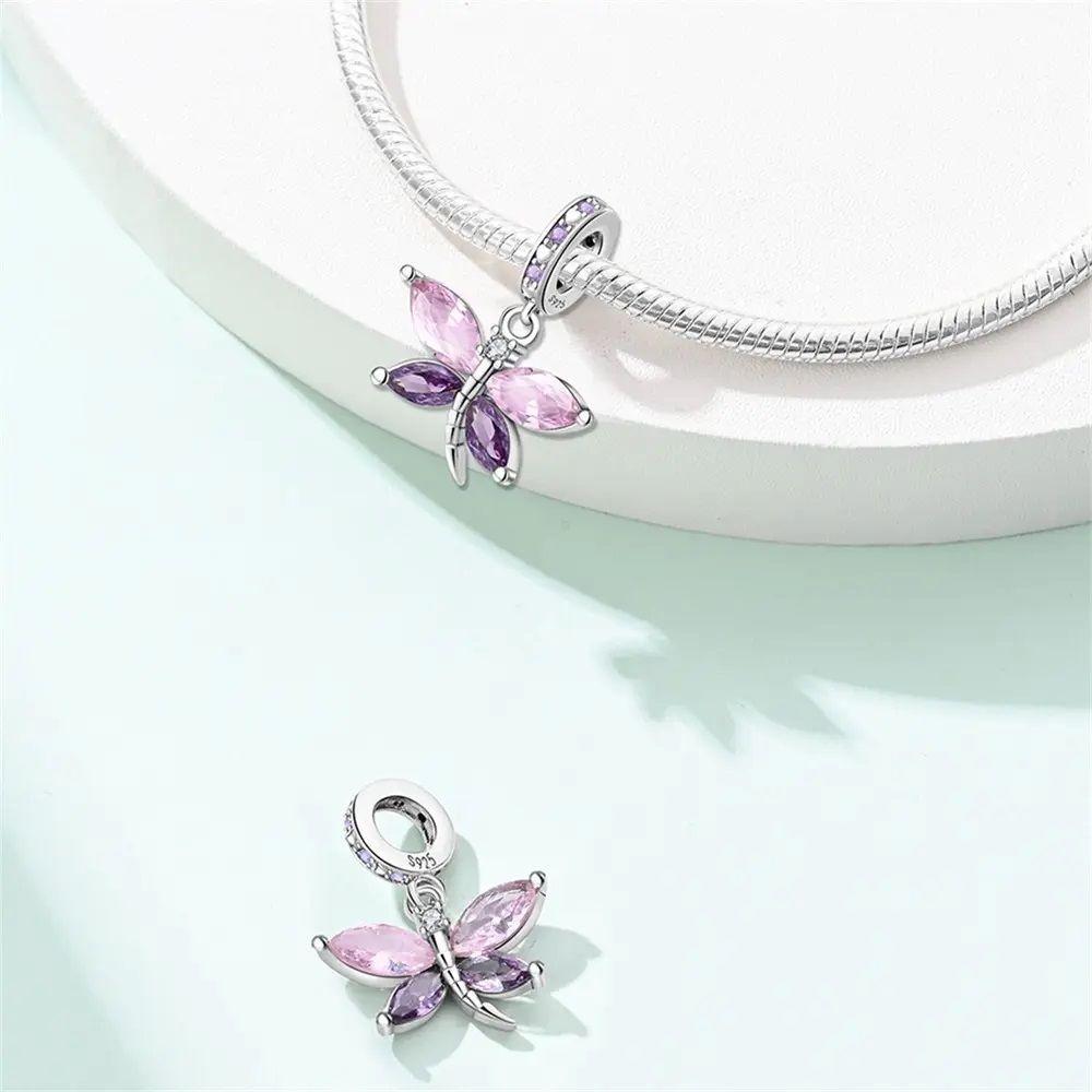Charm Mariposa Circón Plata 925-2