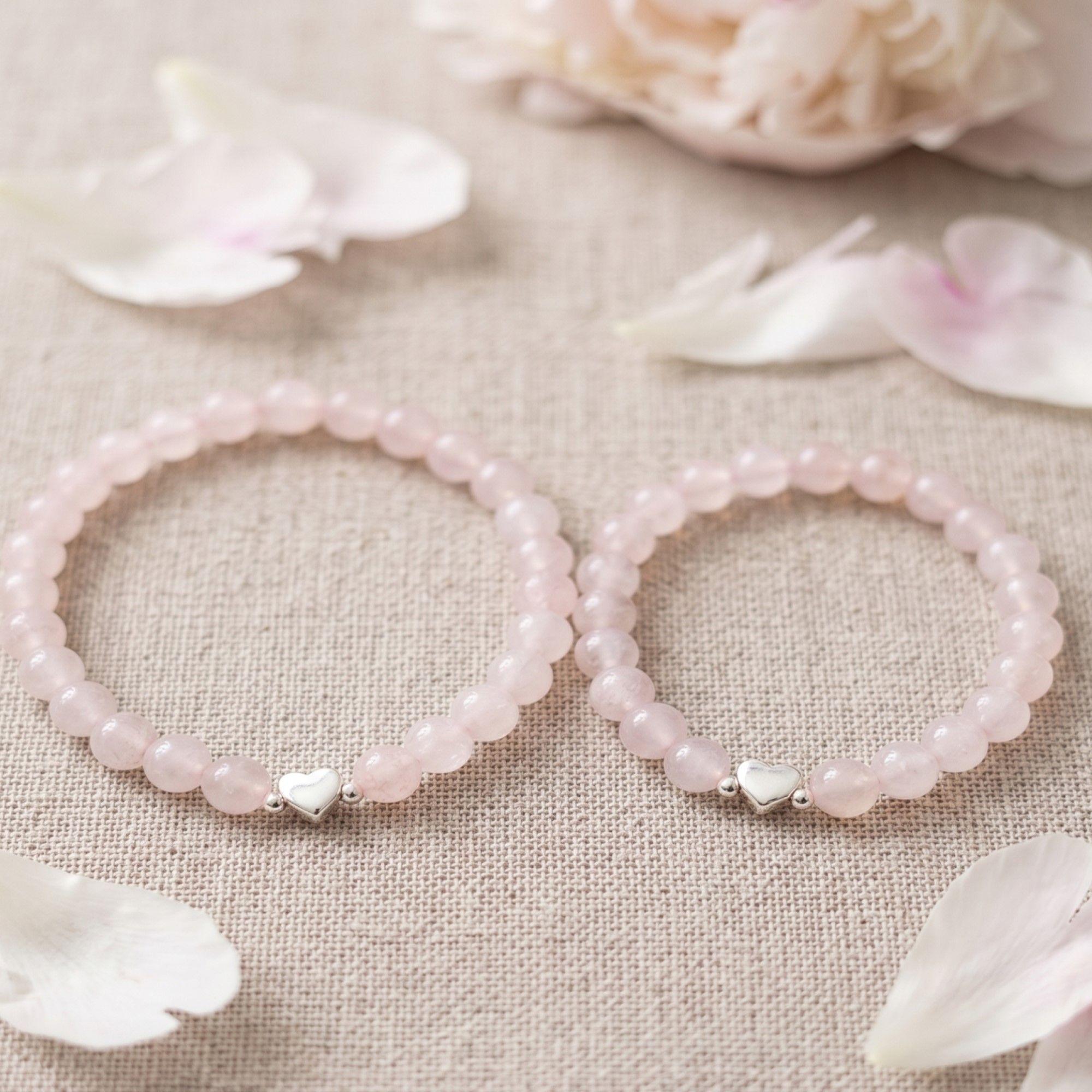 Pack Vínculo Eterno Pulseras Mamá e Hija en Cuarzo y Plata 925 Regalo día de la Madre -2