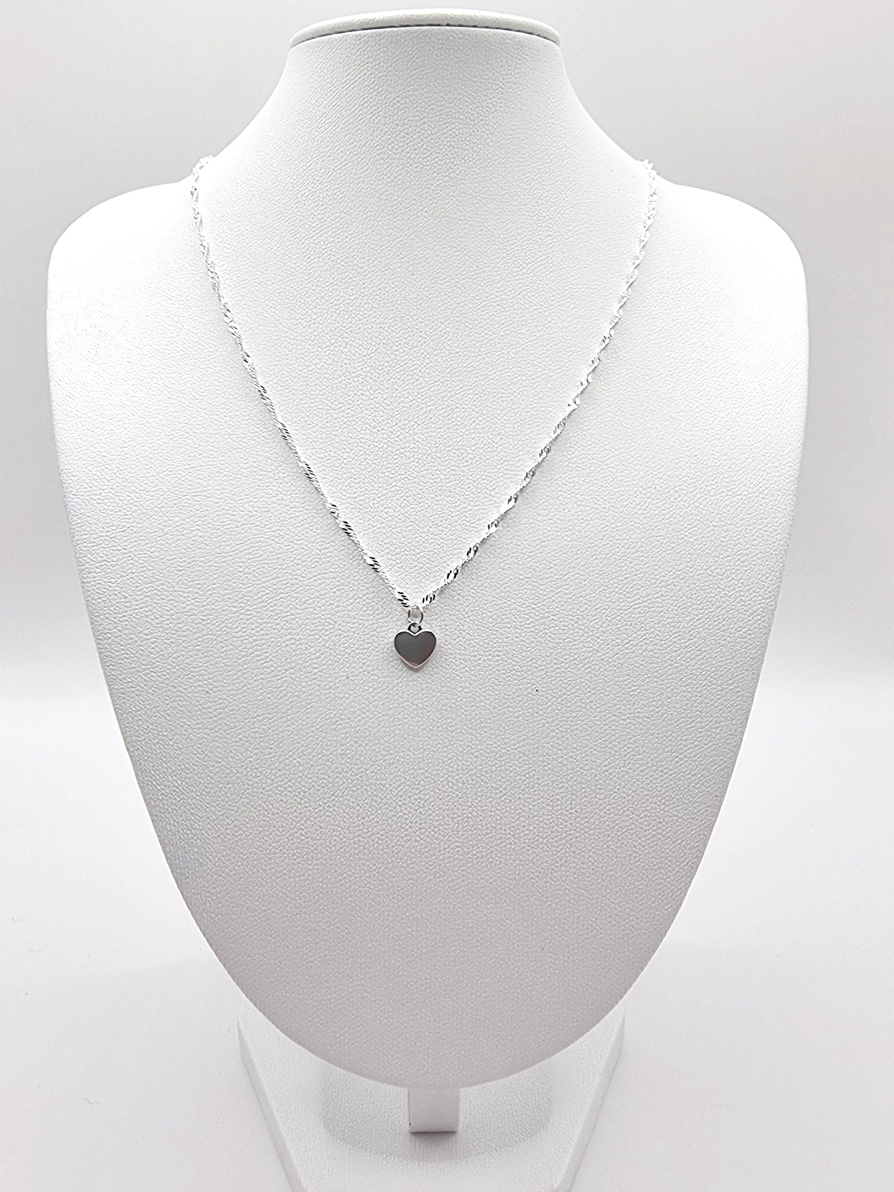 Collar con Corazón en Plata 925 -2