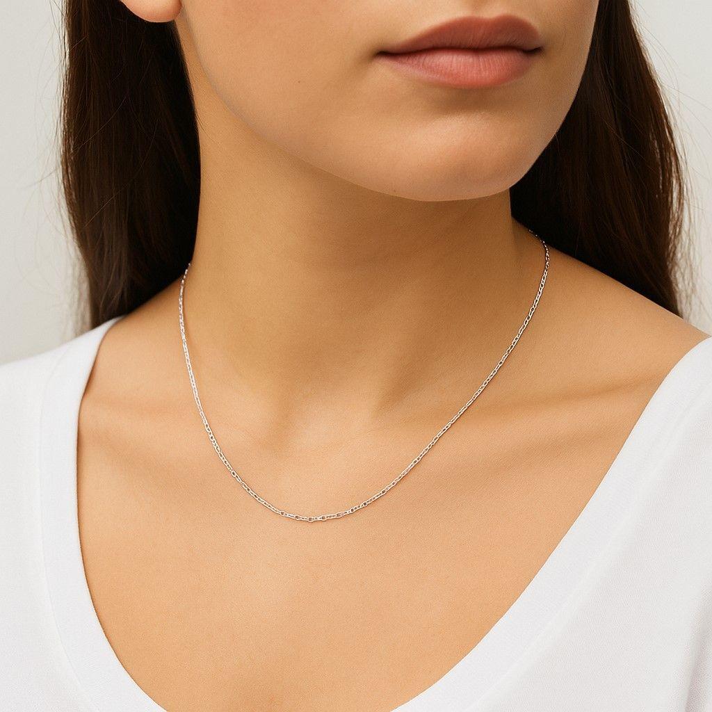 Cadena Cartier 1.1 mm en Plata 925 -3