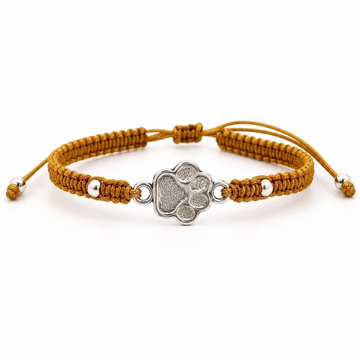 Pulsera Hilo Huellita Plata 925-0
