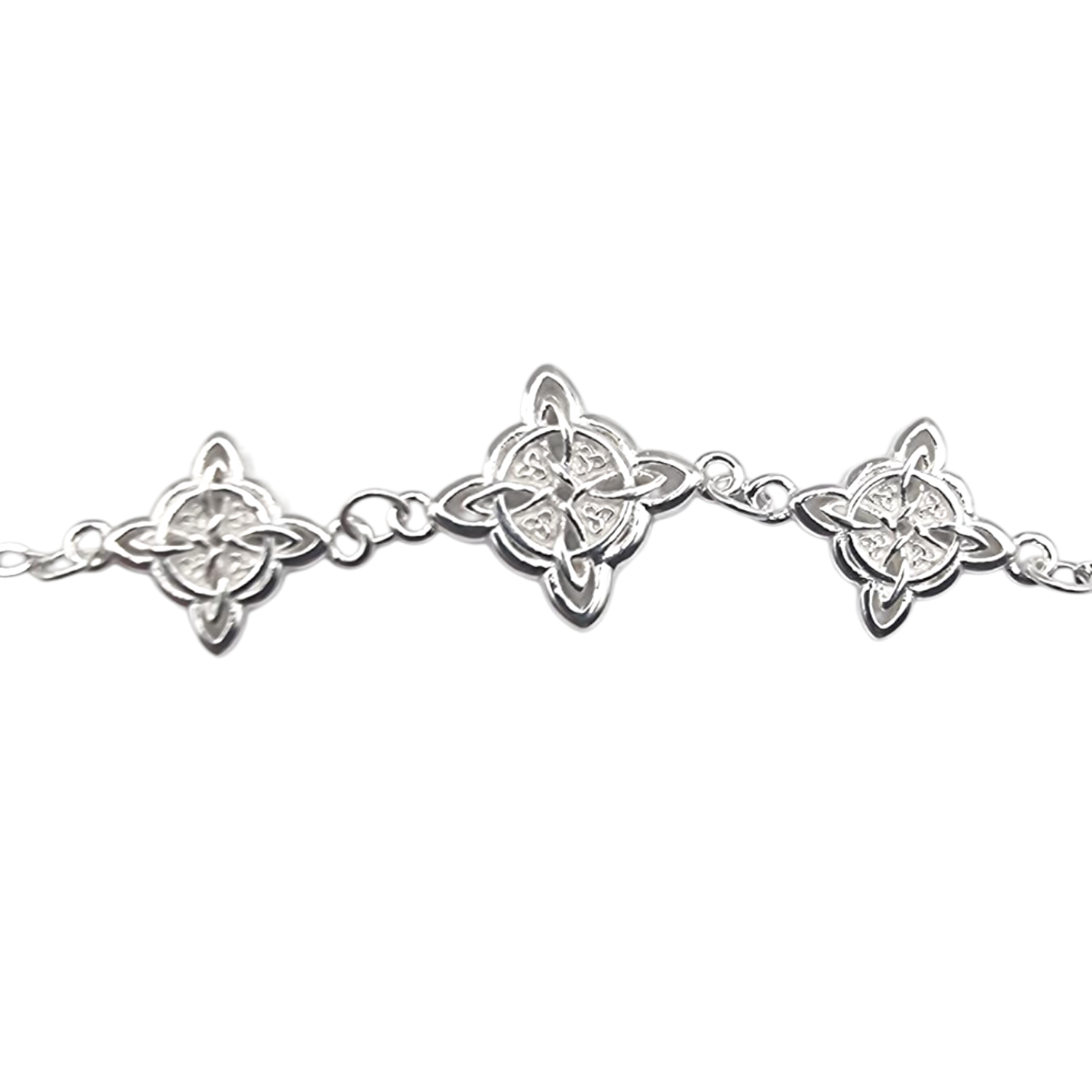 Pulsera en Plata 925 Nudo de Brujas -2