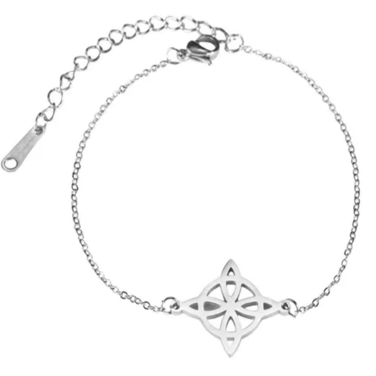 Pulsera Nudo de Brujas en Plata 925 -0