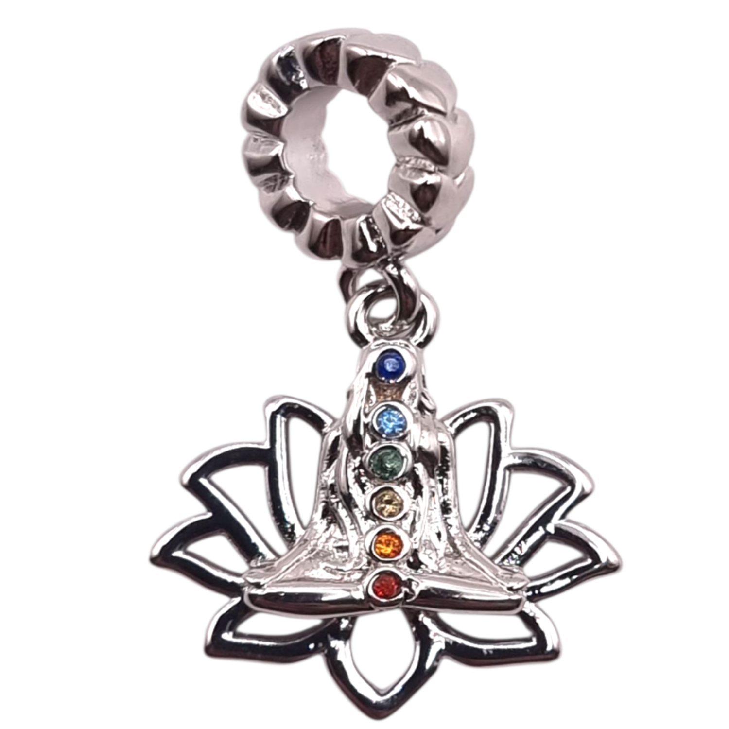 Charm 7 Chakras en Plata 925 -2