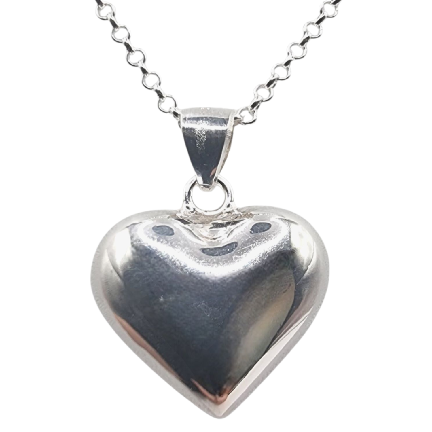 Collar Corazón Elegante en Plata 925 -0