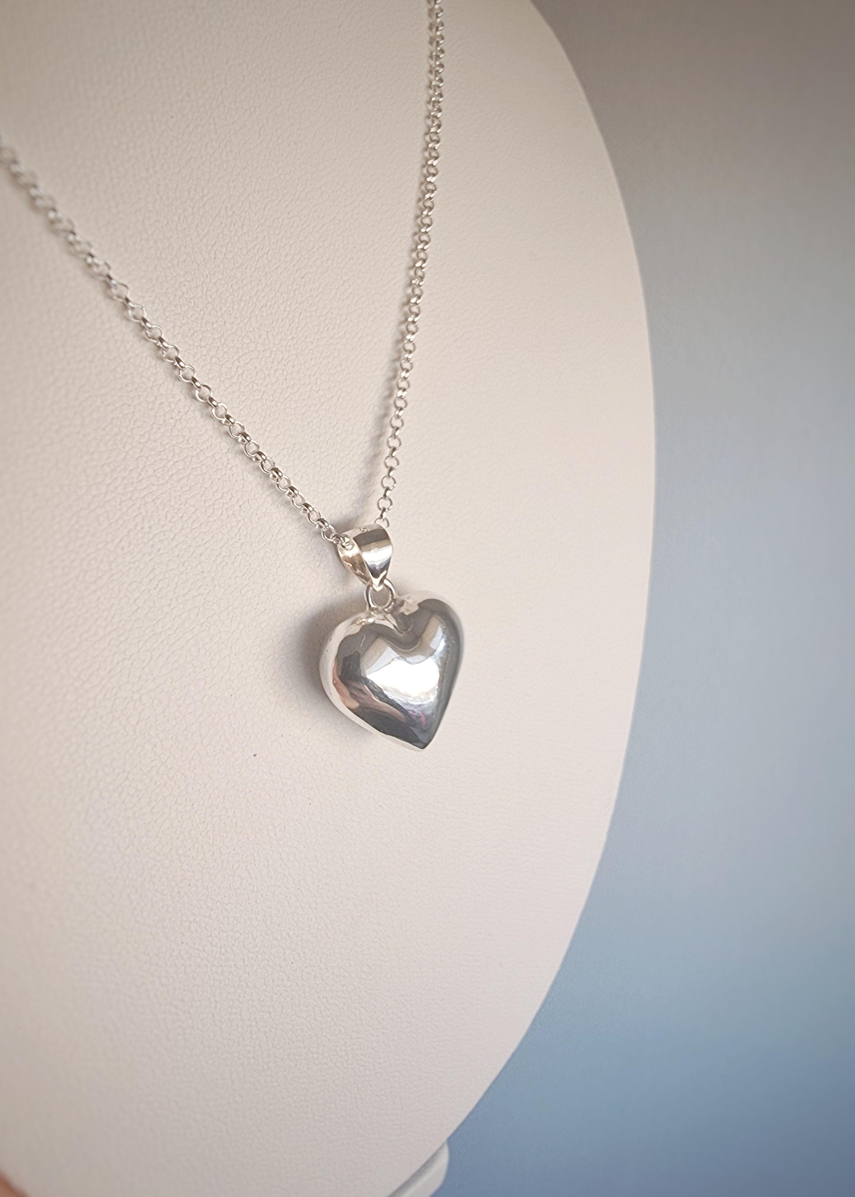 Collar Corazón Elegante en Plata 925 -1