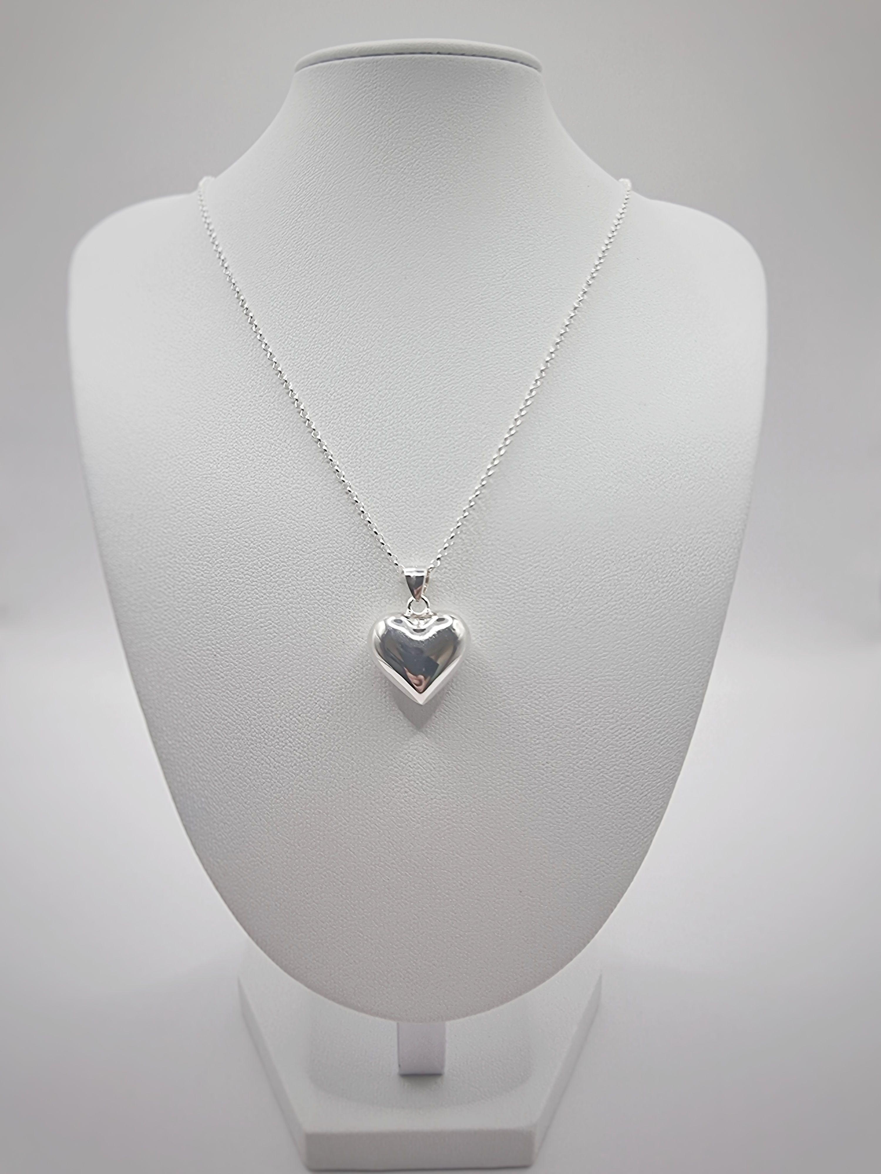Collar Corazón Elegante en Plata 925 -2