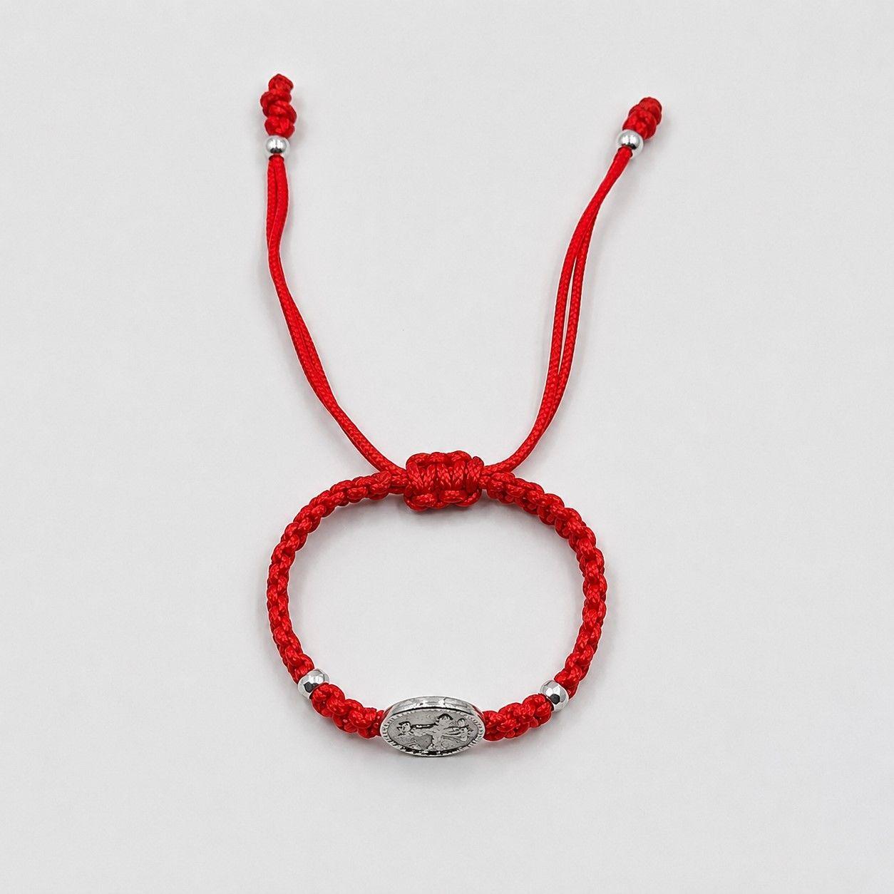 Pulsera Baby Medalla San Benito Plata 925-2