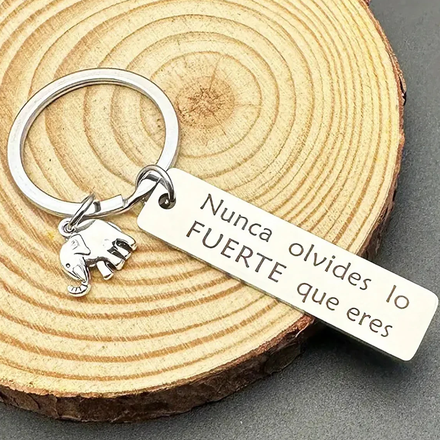 Llavero Motivacional en Acero Inoxidable -5