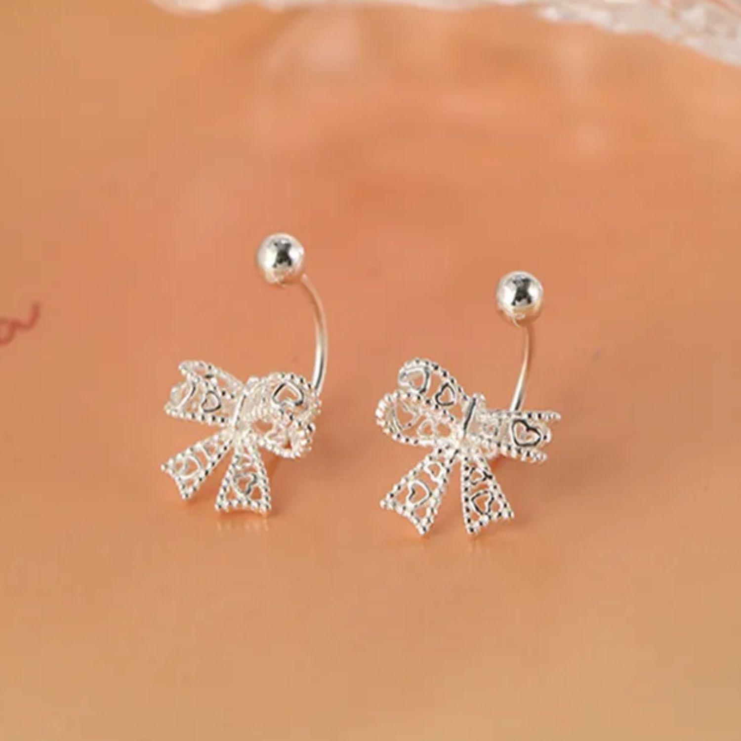 Aros Lazo Colgante en Plata 925 -3