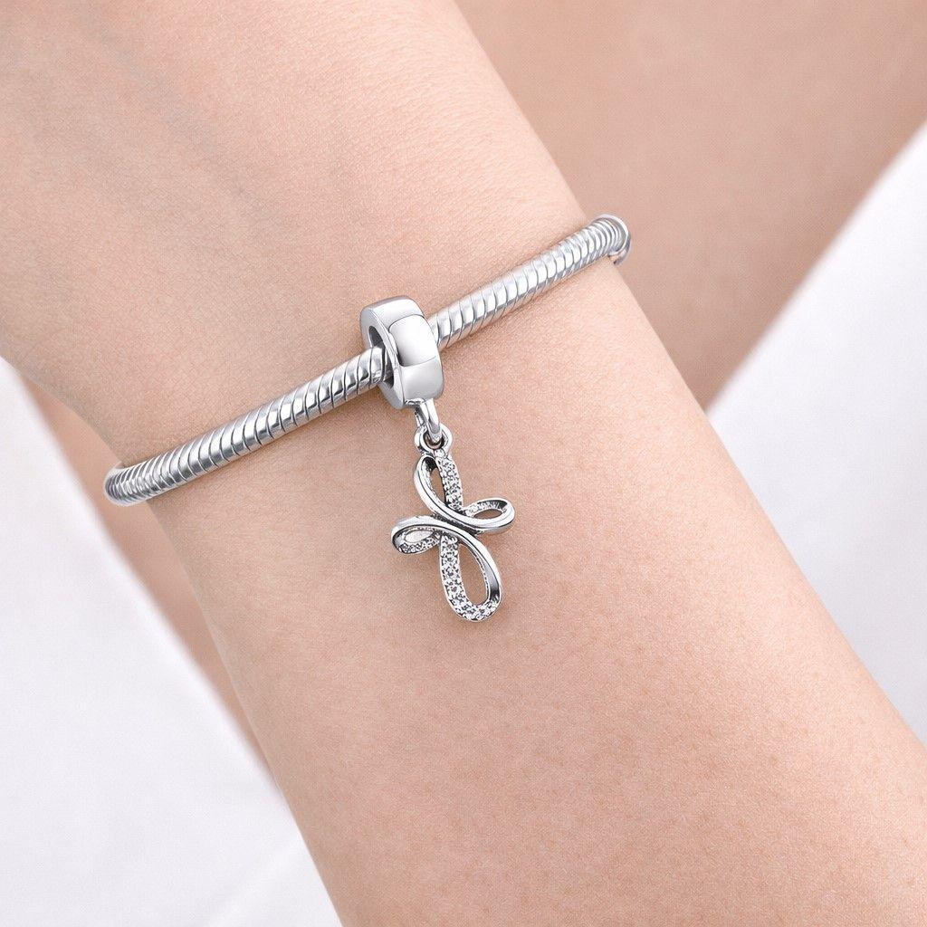 Charm Dije Cruz Circón en Plata 925 -2