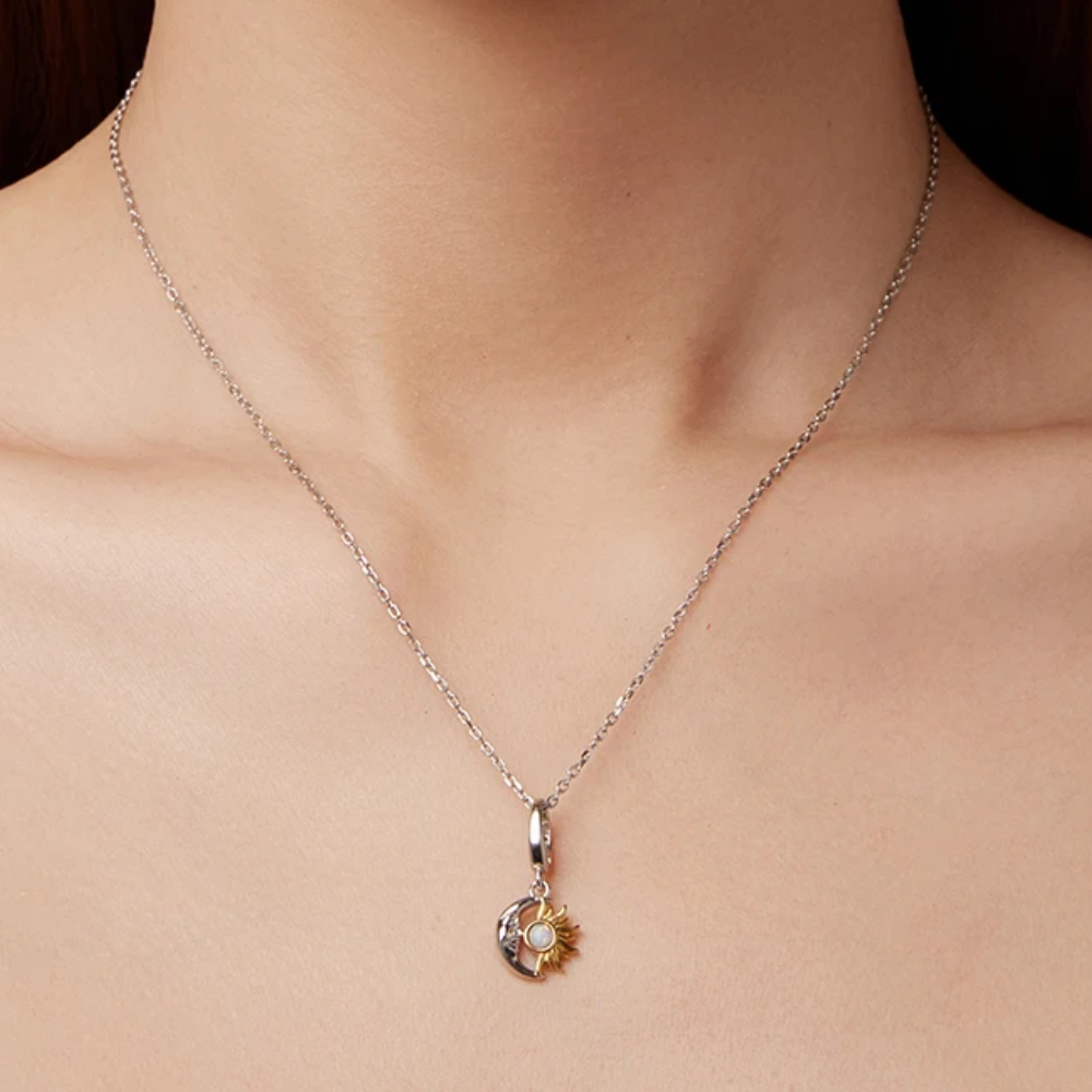 Charm Bohemio Luna Sol Plata 925-3