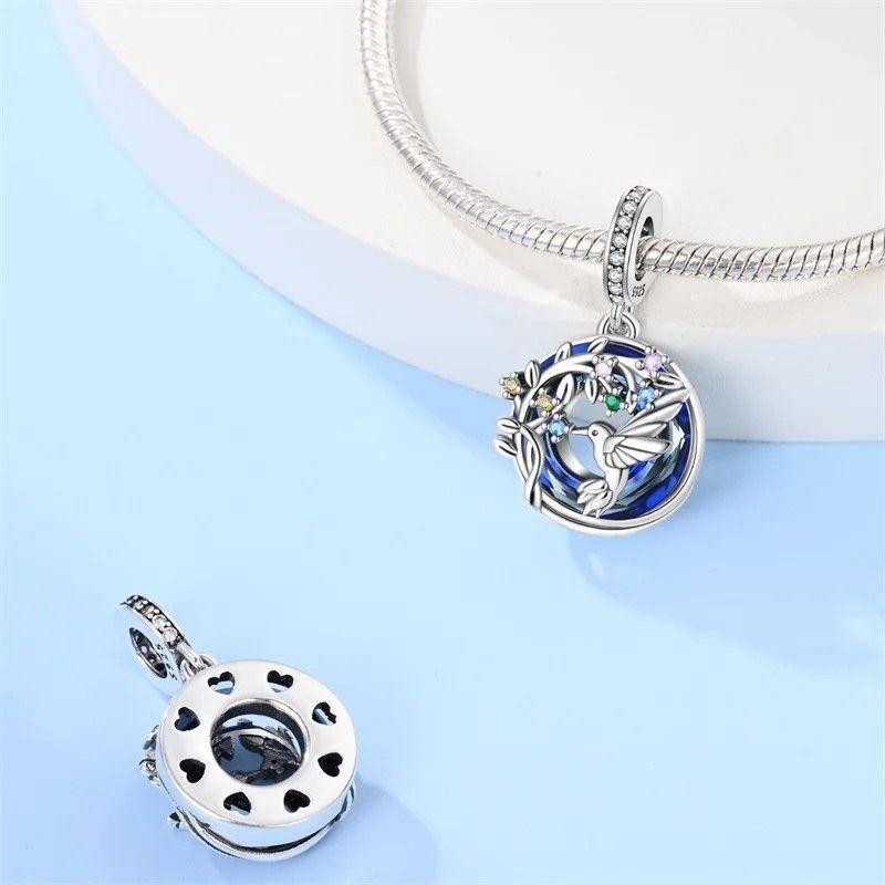 Charm Dije Colibrí Plata Ley 925 -2