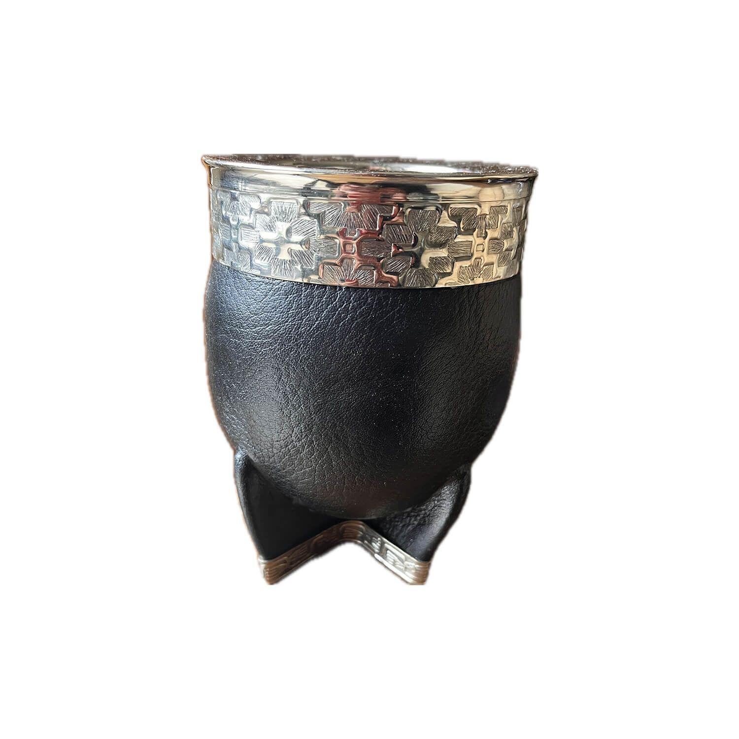 Mate Croco Liso Imperial Negro-2