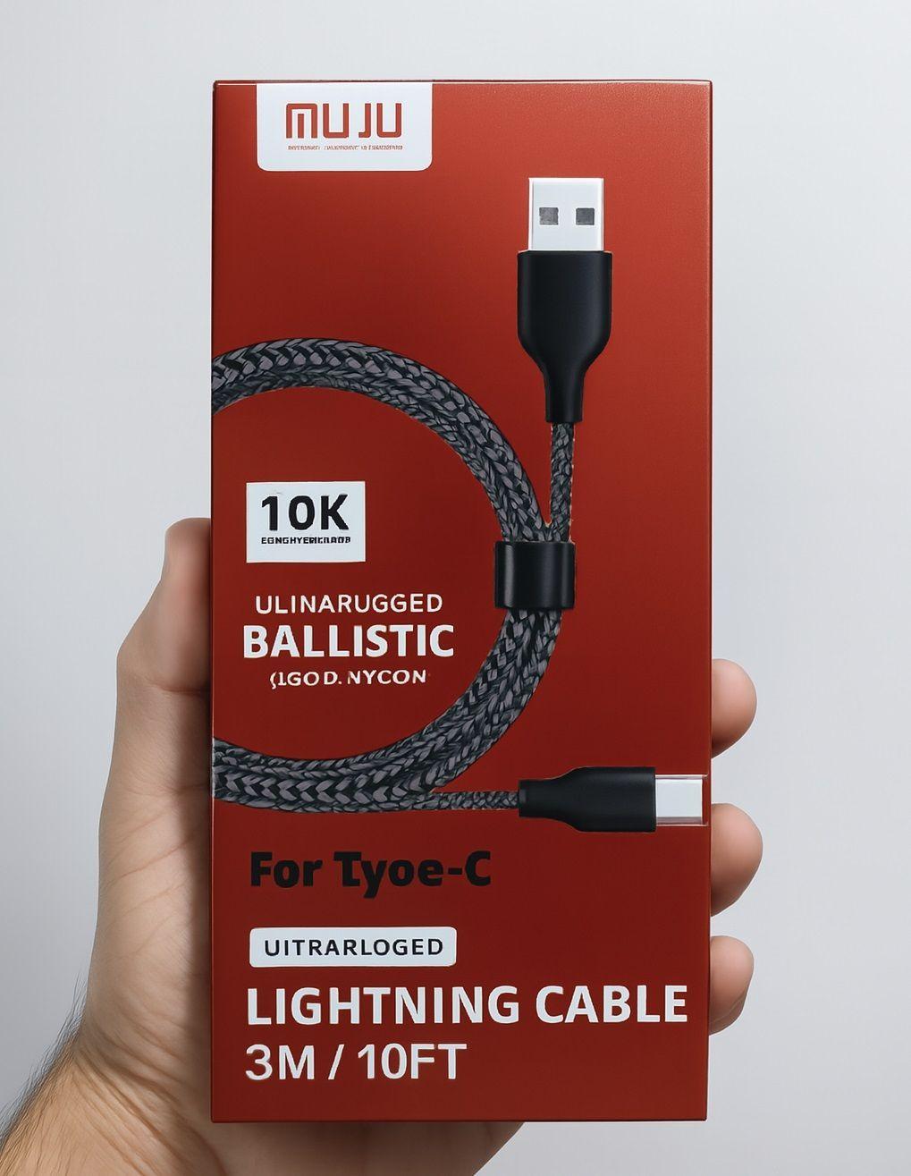 Cable USB a USB-C Ultrarresistente – 3 Metros  – Fast Charge & Sync-5
