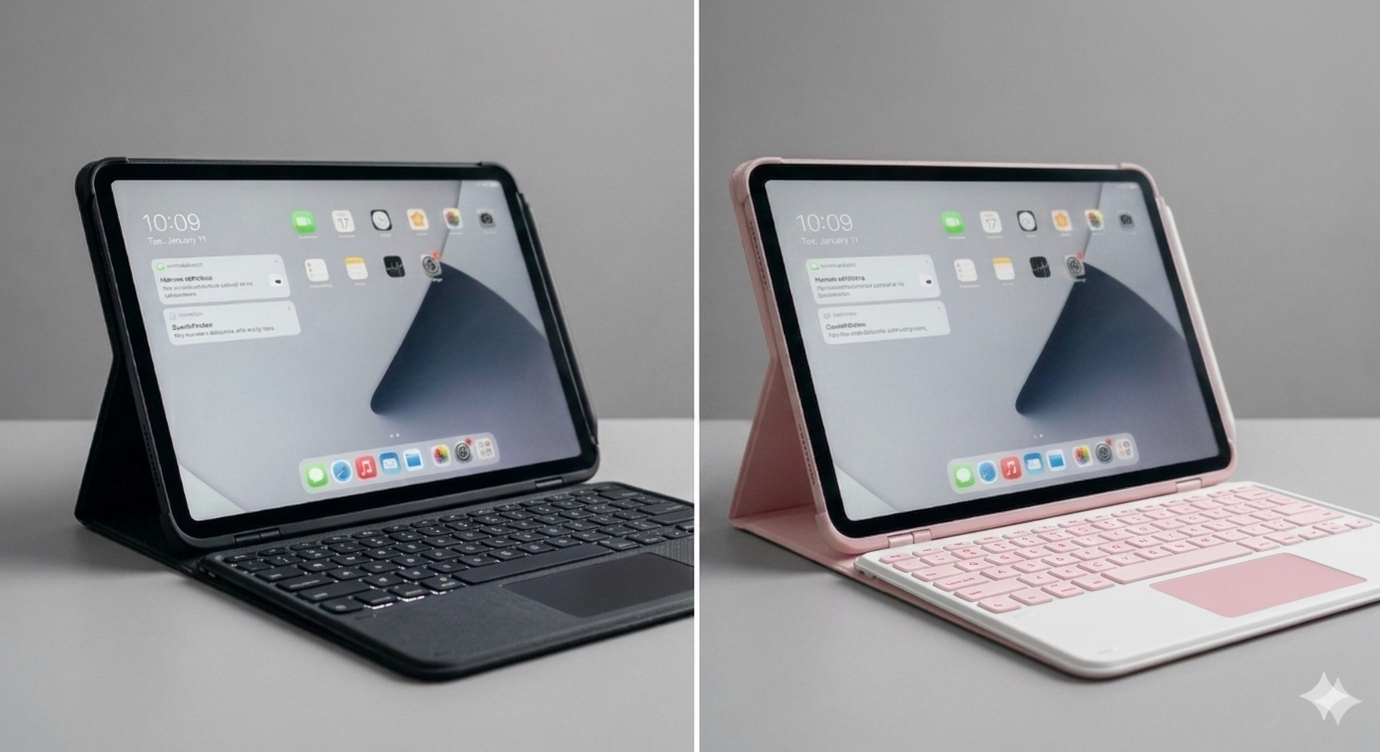 Funda con teclado y touchpad para iPad 10.9-2