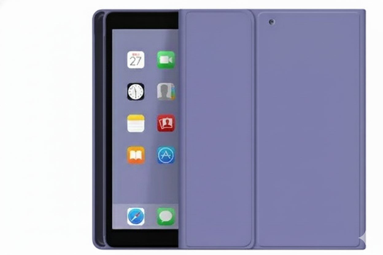 Funda Smart Cover Violeta Con teclado Magnético Para IPAD 10.2-1