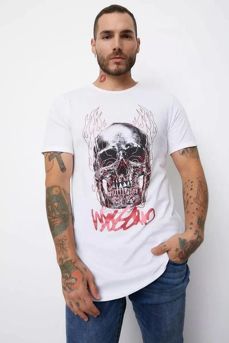 Polera Mossimo Tsl Skull W23 Long Fit-0