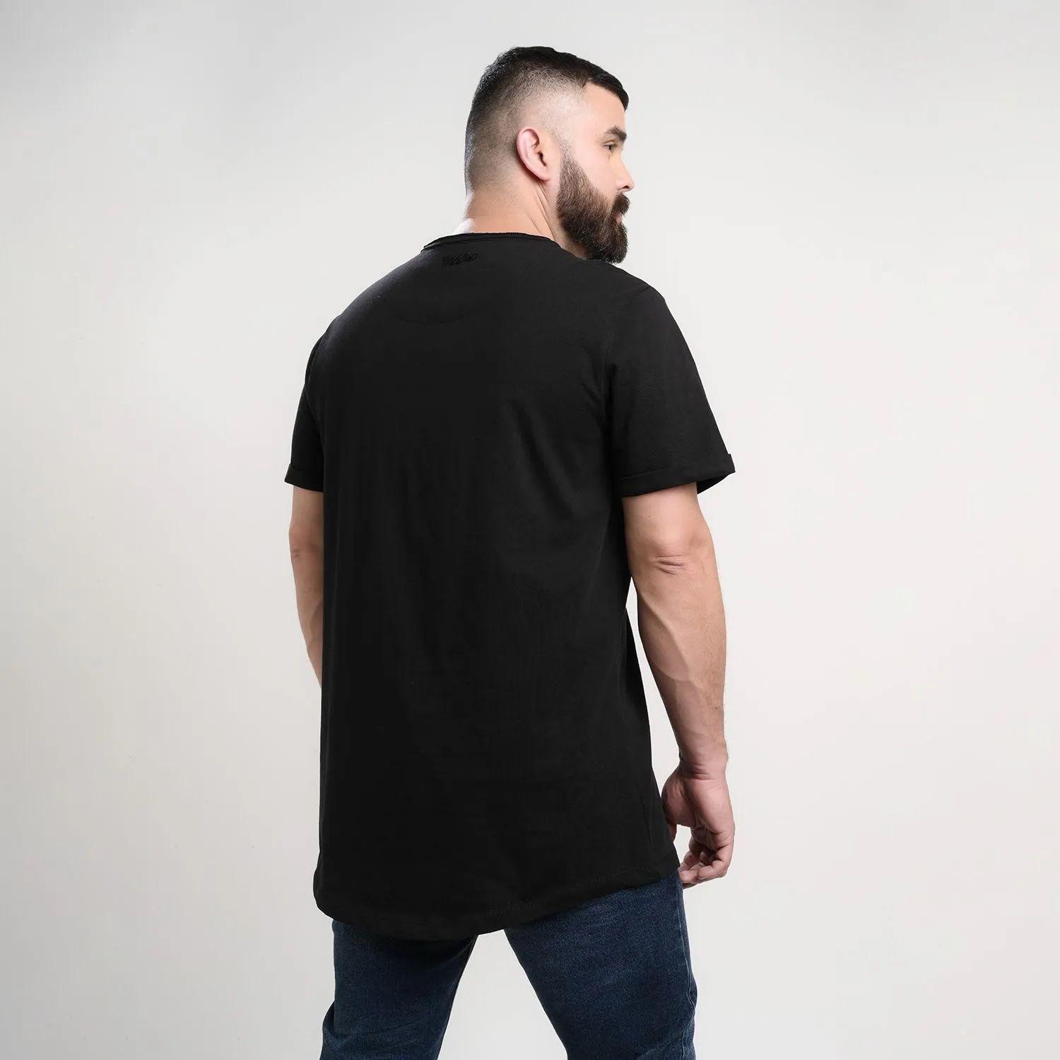 MOSSIMO Polera larga fit Manga Corta Hombre -2