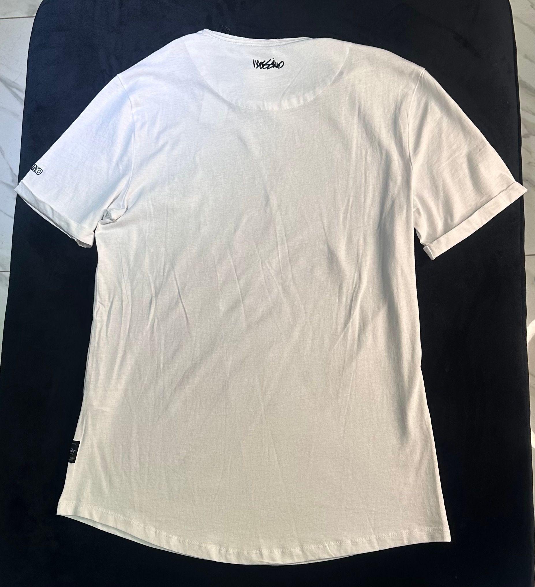 Polera Larga Mossimo Skull 4 Hombre Manga Corta-2
