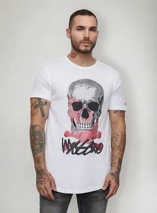 Polera Mossimo White 2 M/c Tsl Skull-0