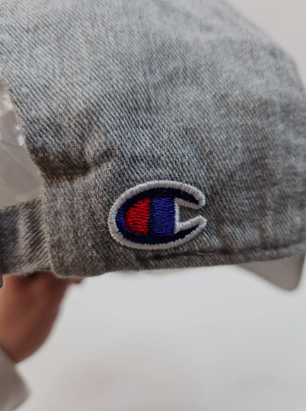 Hat cap Champion Grey Baseball Adults One Size Fits Most-4