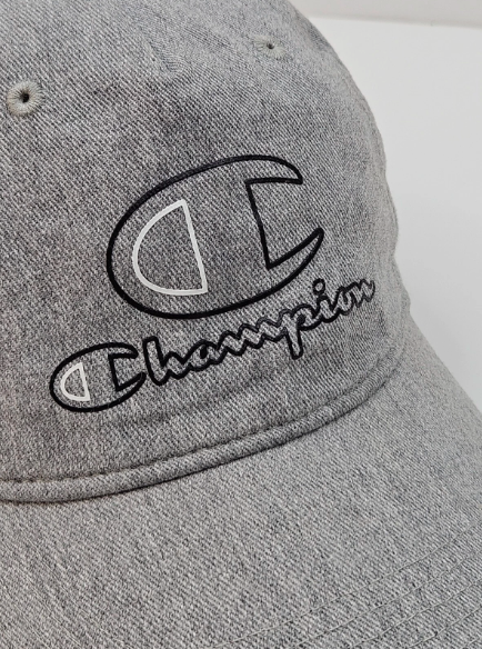Hat cap Champion Grey Baseball Adults One Size Fits Most-6