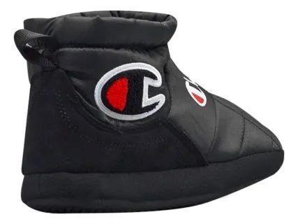 Pantufla Champion Rally Bootie Niño Negro-0