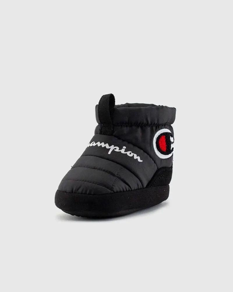 Pantufla Champion Rally Bootie Niño Negro-1