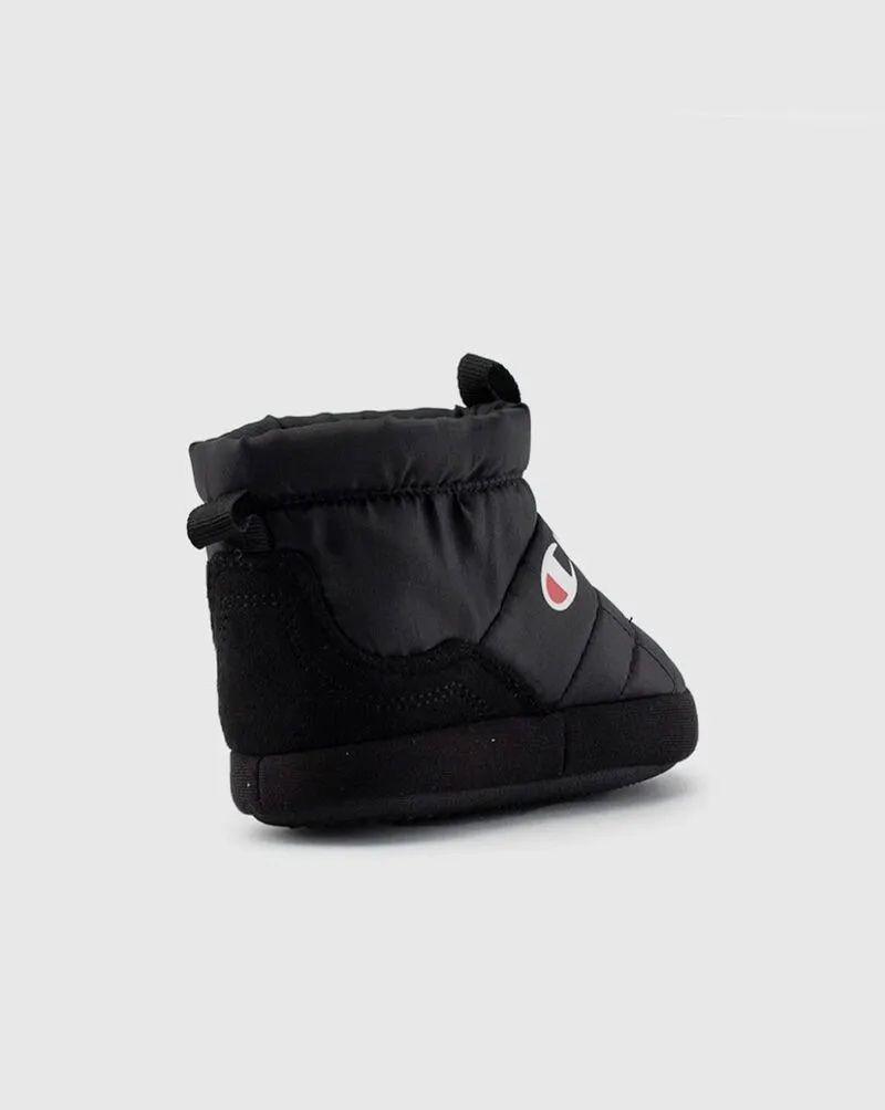 Pantufla Champion Rally Bootie Niño Negro-5