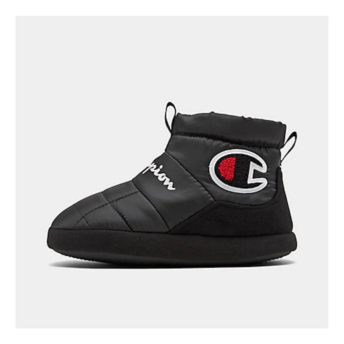 Pantufla Champion Rally Bootie Niño Negro-6