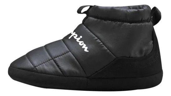 Pantufla Champion Rally Bootie Niño Negro-7