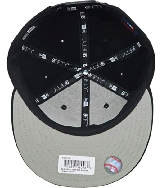 New Era 9fifty Mlb Baterman Logo Snapback Negro Ajustable-3