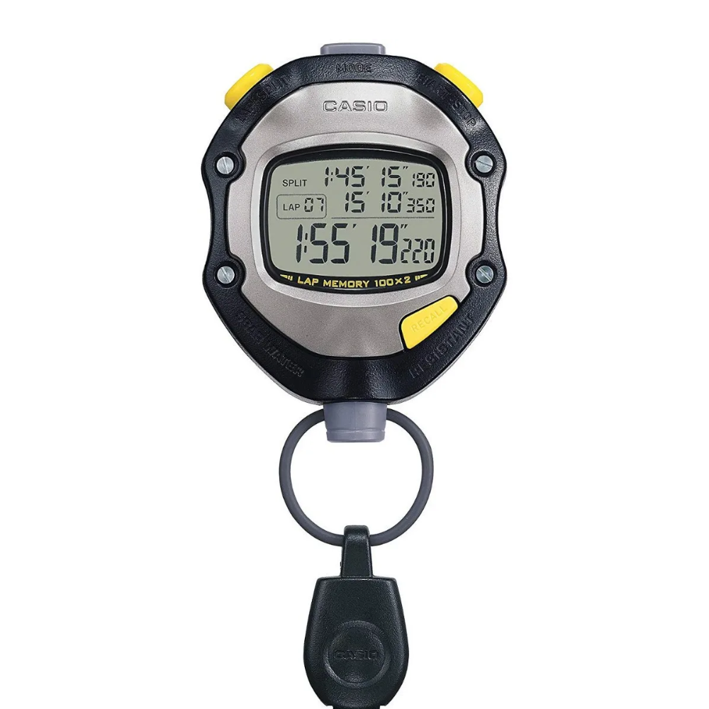 CRONOMETRO CASIO HS-70W-1DF NEGRO GRIS -1