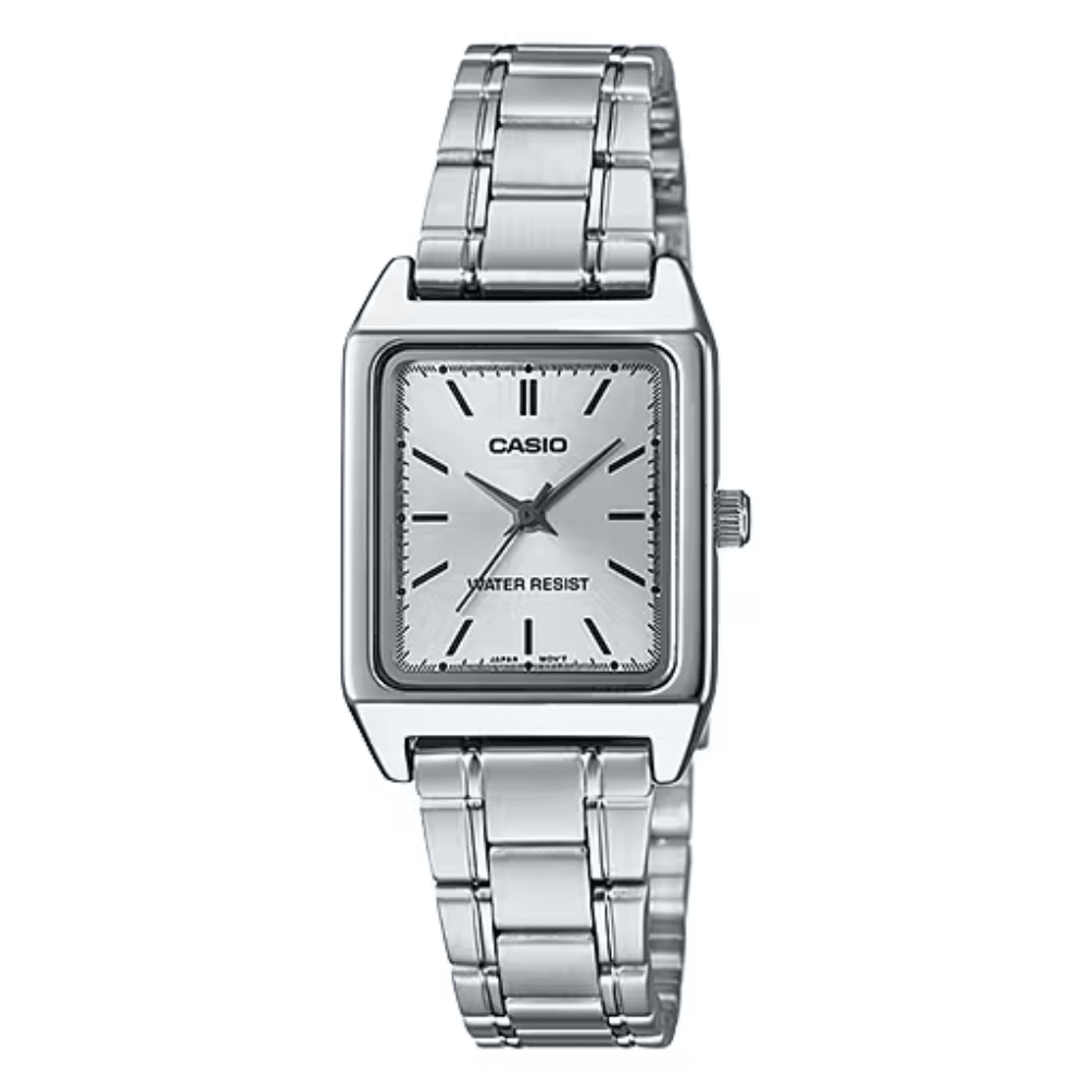 RELOJ CASIO TANK LTP-V007D-7EUDF PLATEADO MUJER-0