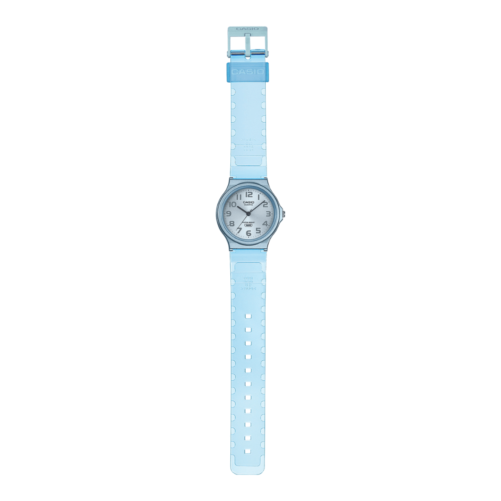 RELOJ CASIO MQ-24S-2BDF TRANSPARENTE CELESTE UNISEX -2