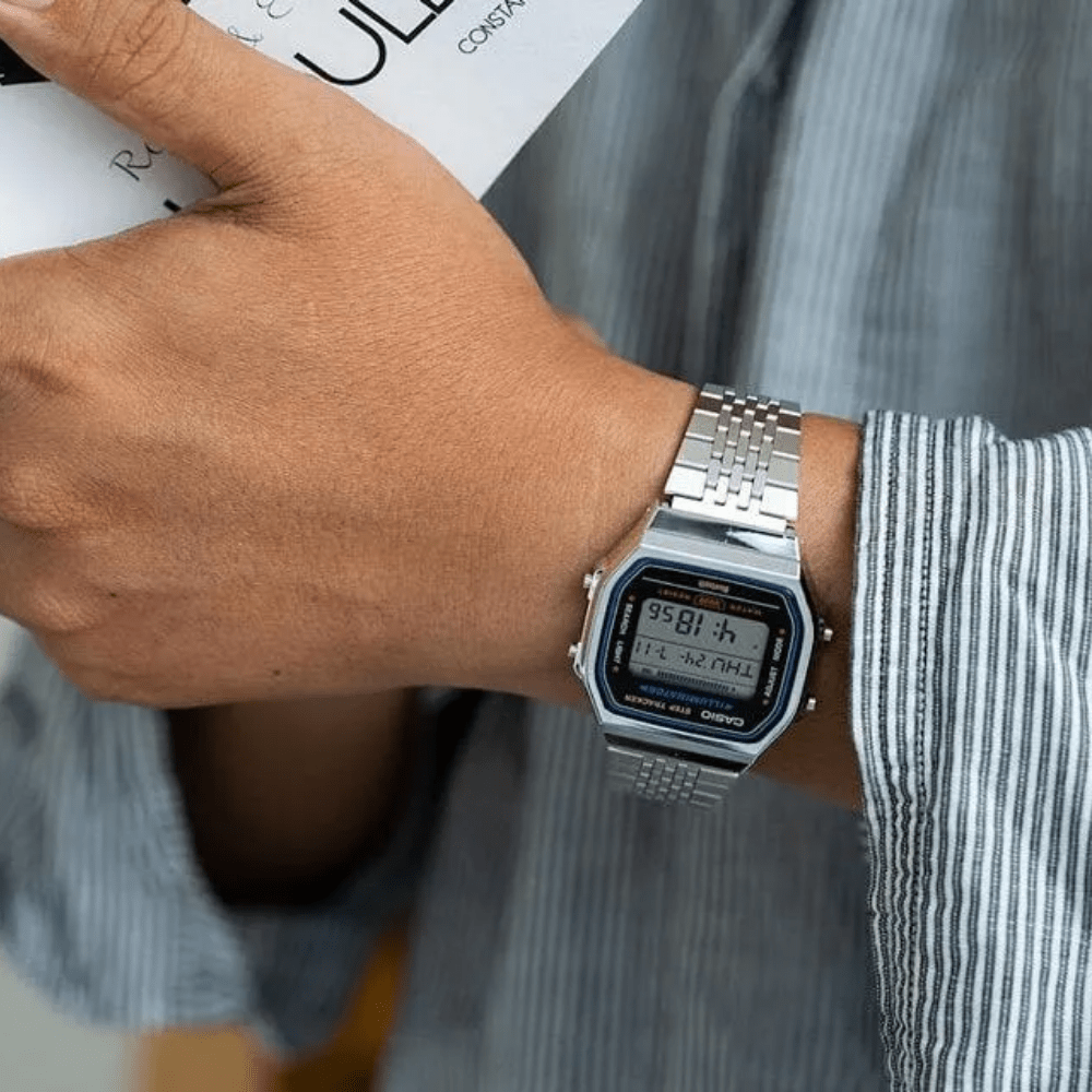 RELOJ CASIO ABL-100WE-1ADF BLUETOOTH UNISEX PLATEADO-2