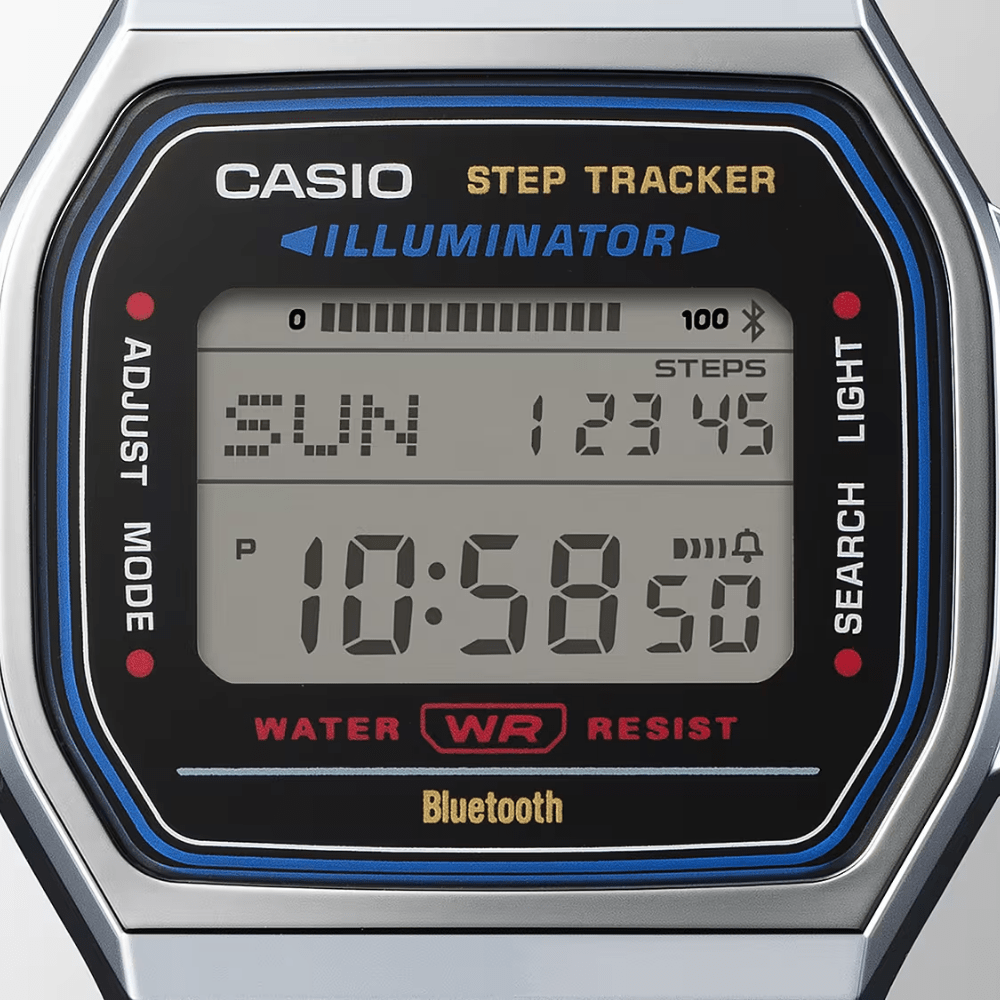 RELOJ CASIO ABL-100WE-1ADF BLUETOOTH UNISEX PLATEADO-3