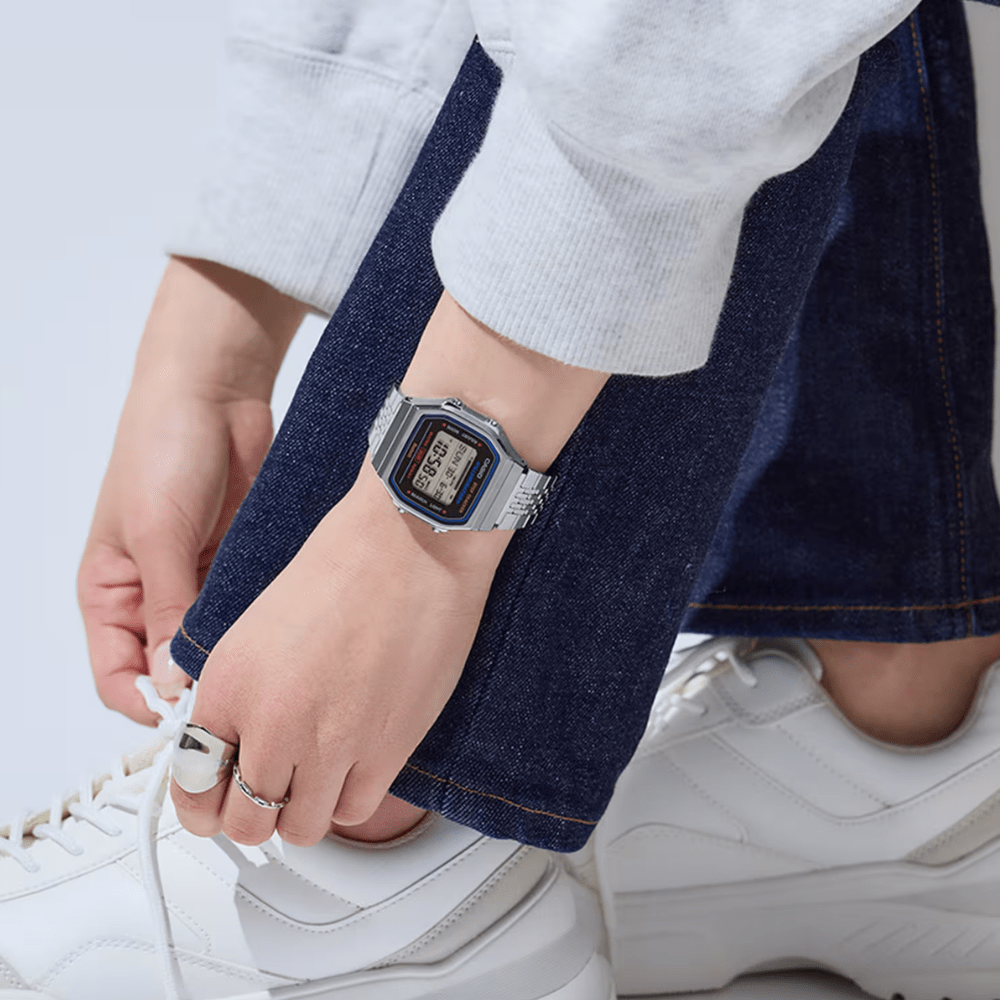 RELOJ CASIO ABL-100WE-1ADF BLUETOOTH UNISEX PLATEADO-5