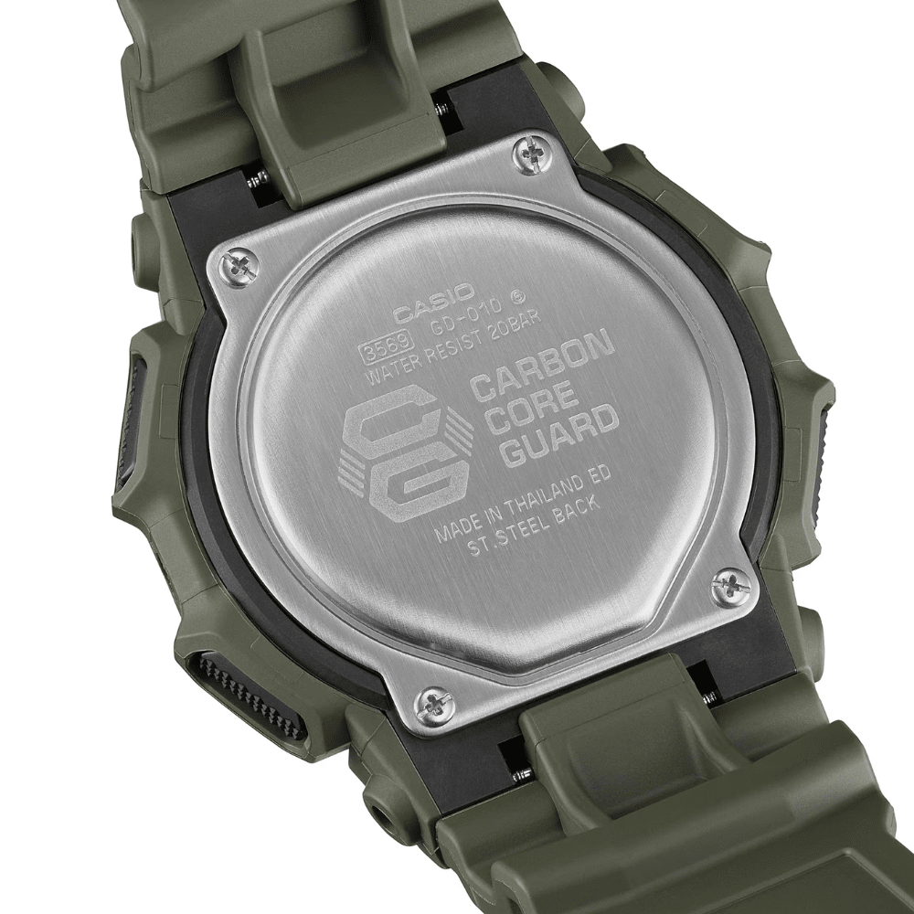Reloj Casio G-Shock GD-010-3DR Digital Core Guard Verde Hombre-4