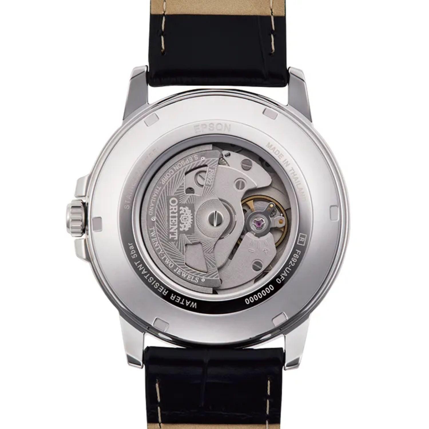 Reloj Orient RA-AA0C04B39B Automático Clásico Plateado Negro Hombre-5