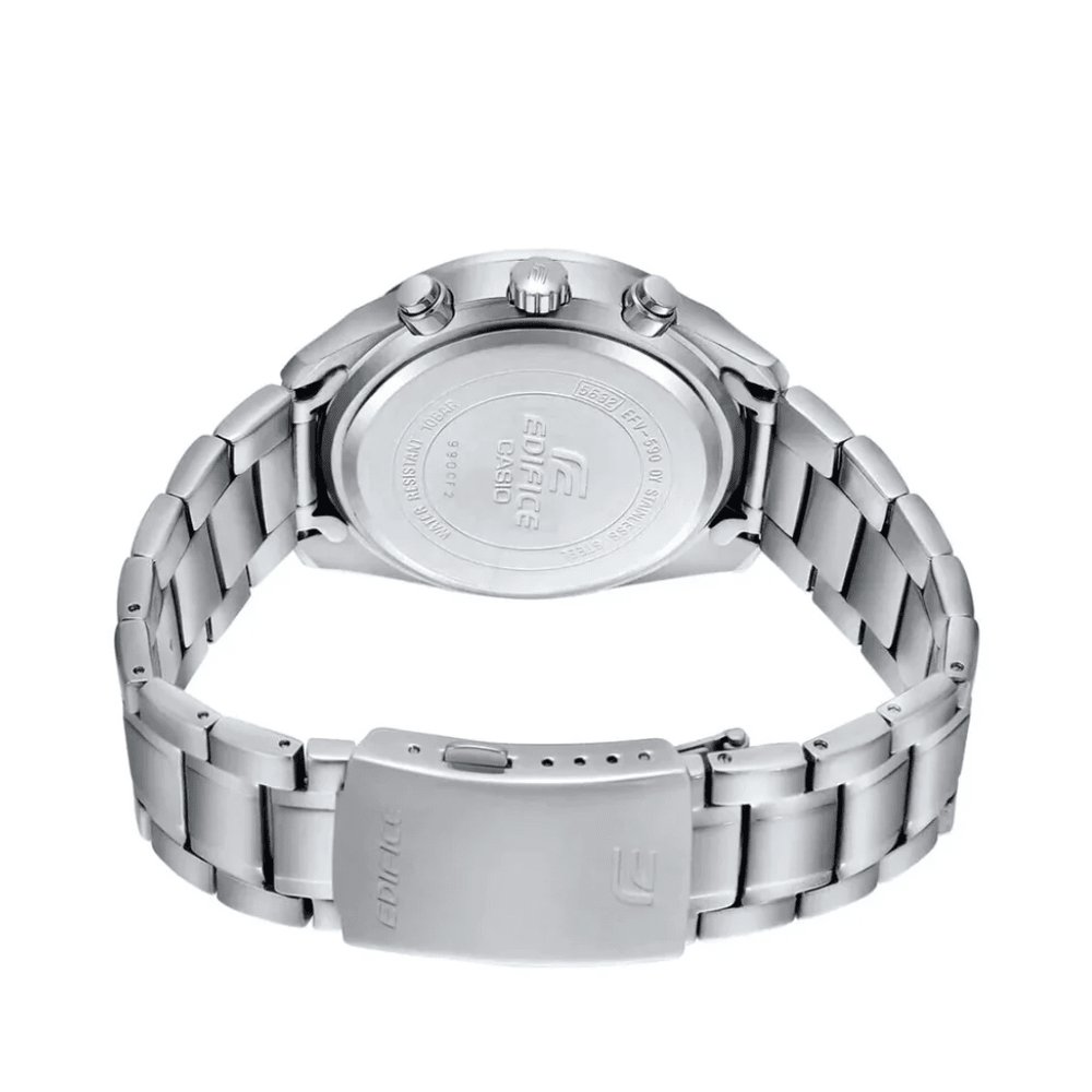 RELOJ CASIO EDIFICE EFV-590D-1AVUDF HOMBRE PLATEADO -2