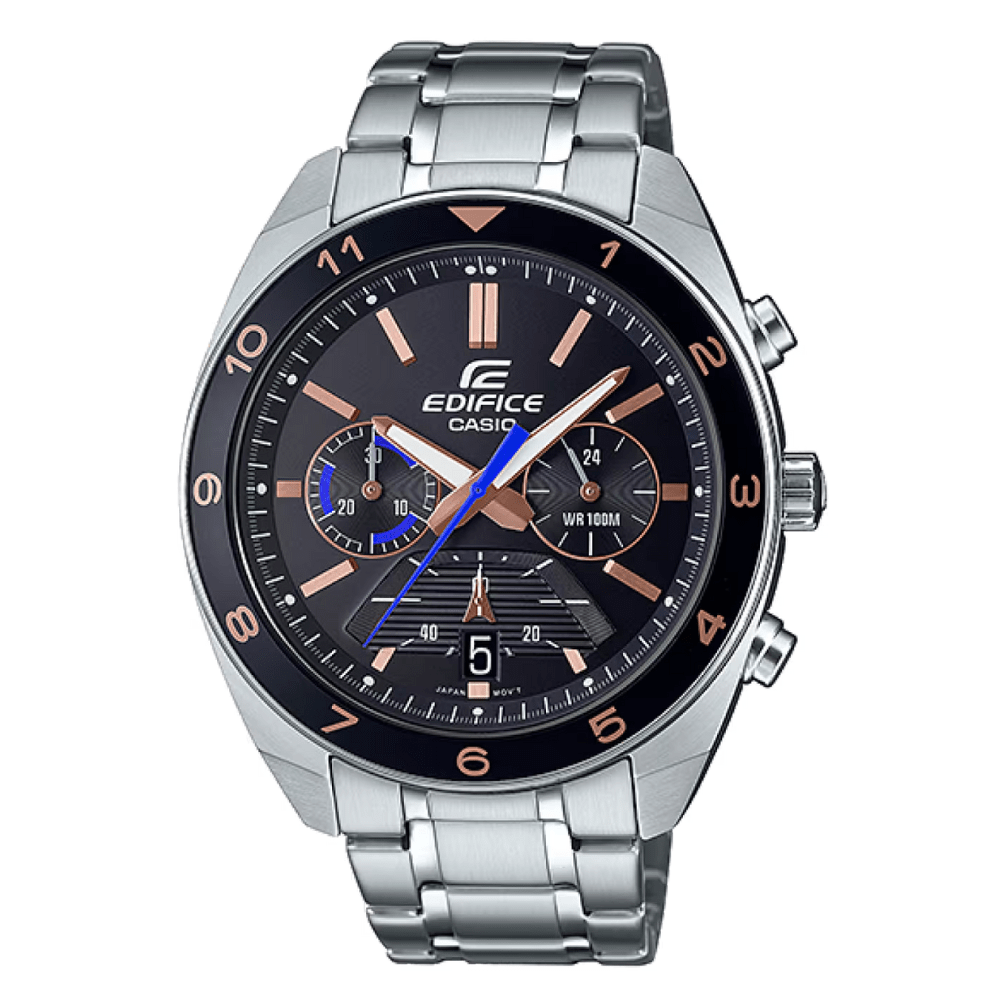 RELOJ CASIO EDIFICE EFV-590D-1AVUDF HOMBRE PLATEADO -0