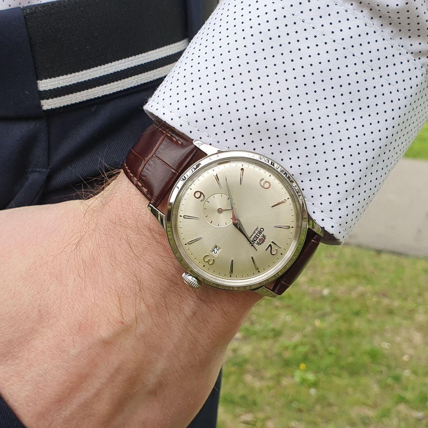 Reloj Orient Bambino RA-AP0003S30B Automático Clásico Plateado Hombre-3