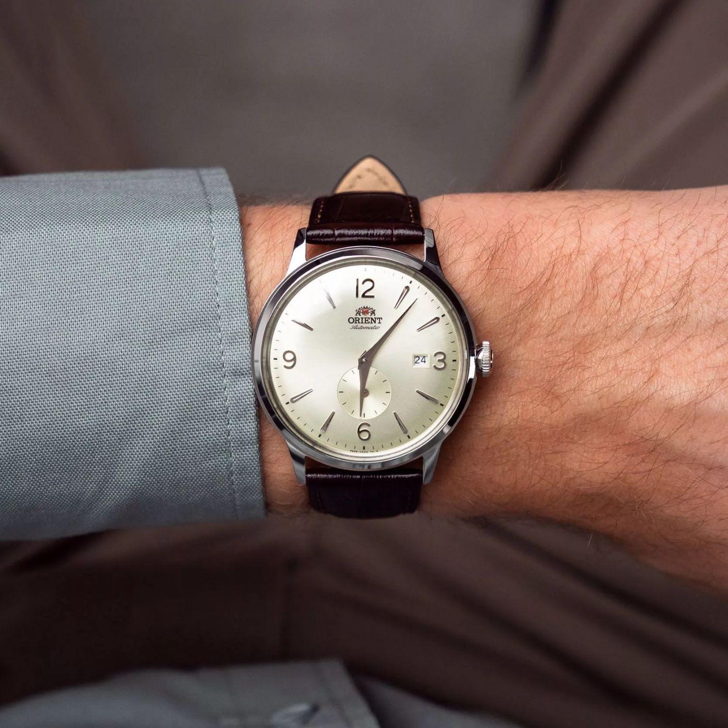 Reloj Orient Bambino RA-AP0003S30B Automático Clásico Plateado Hombre-4