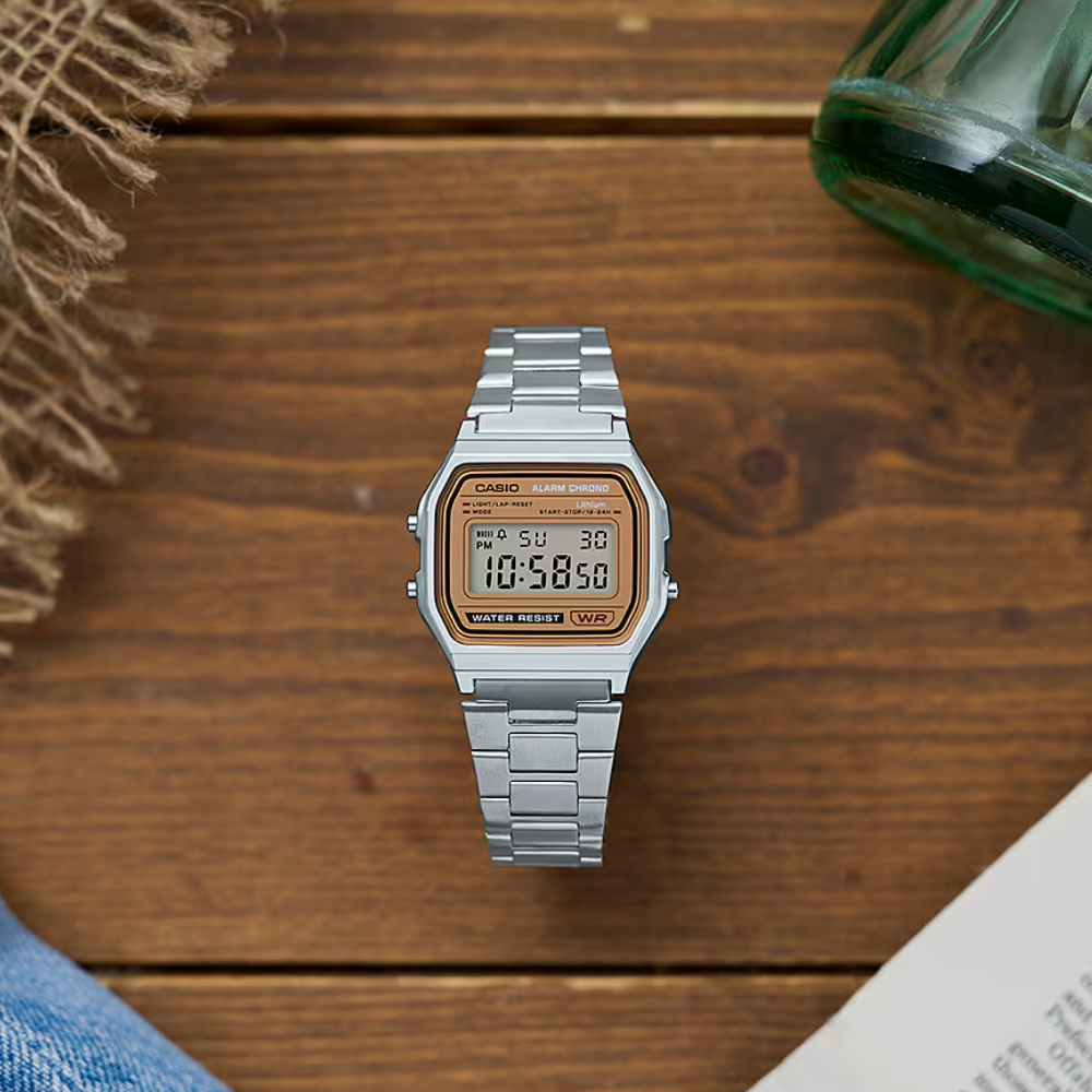 RELOJ CASIO A158WEA-9CF PLATEADO UNISEX-2