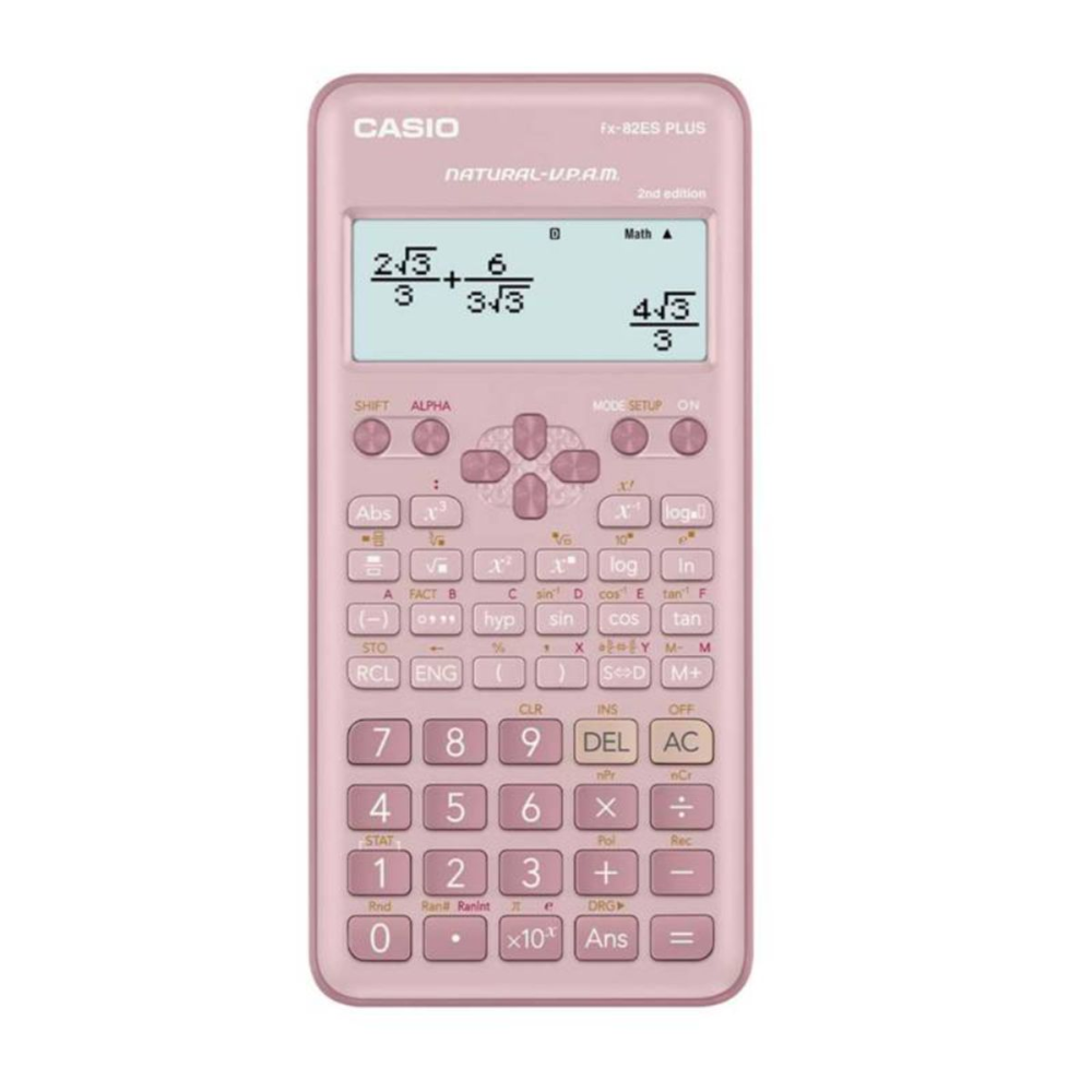 CALCULADORA CASIO FX 82ESPLUS2 PK ROSA-2