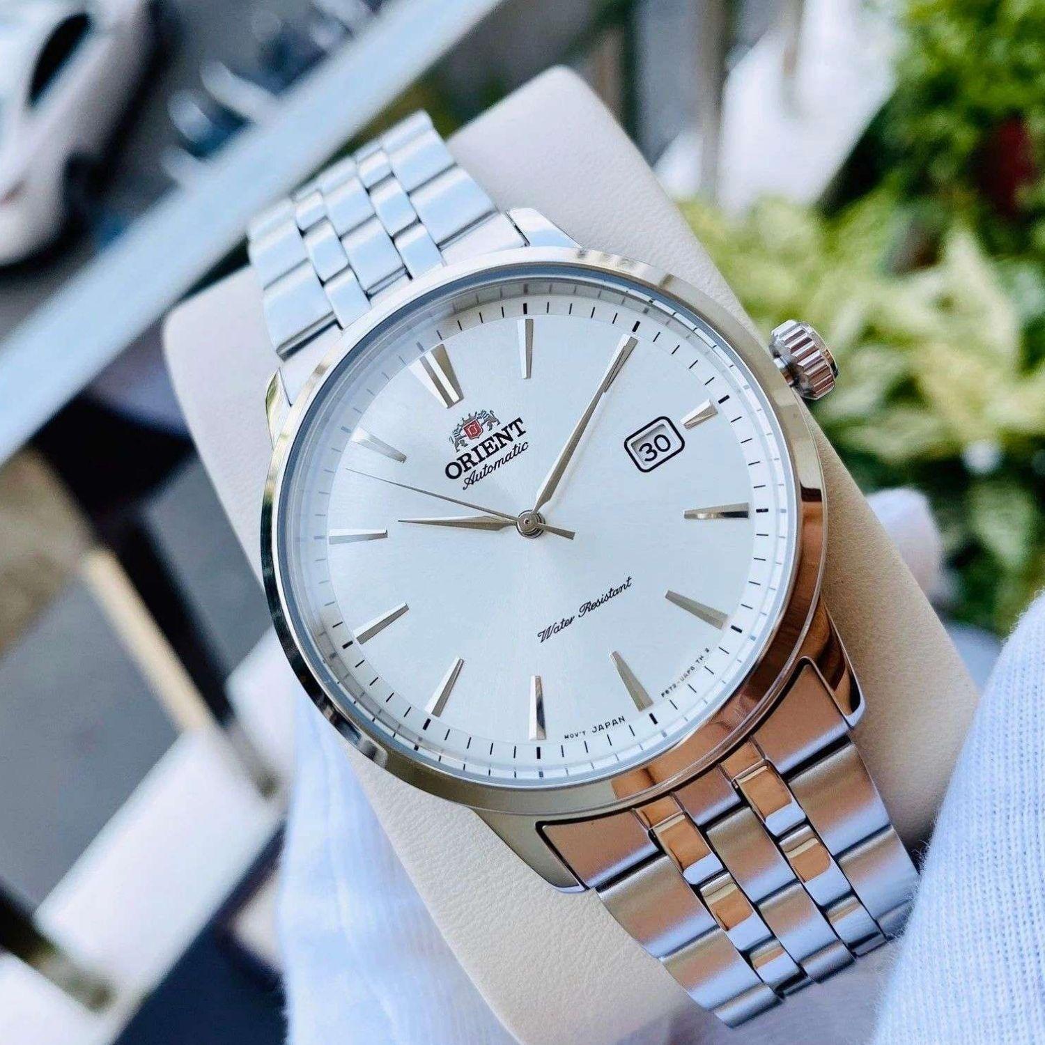 Reloj Orient Symphony III RA-AC0F02S30B Automático Clasico Plateado Hombre-2