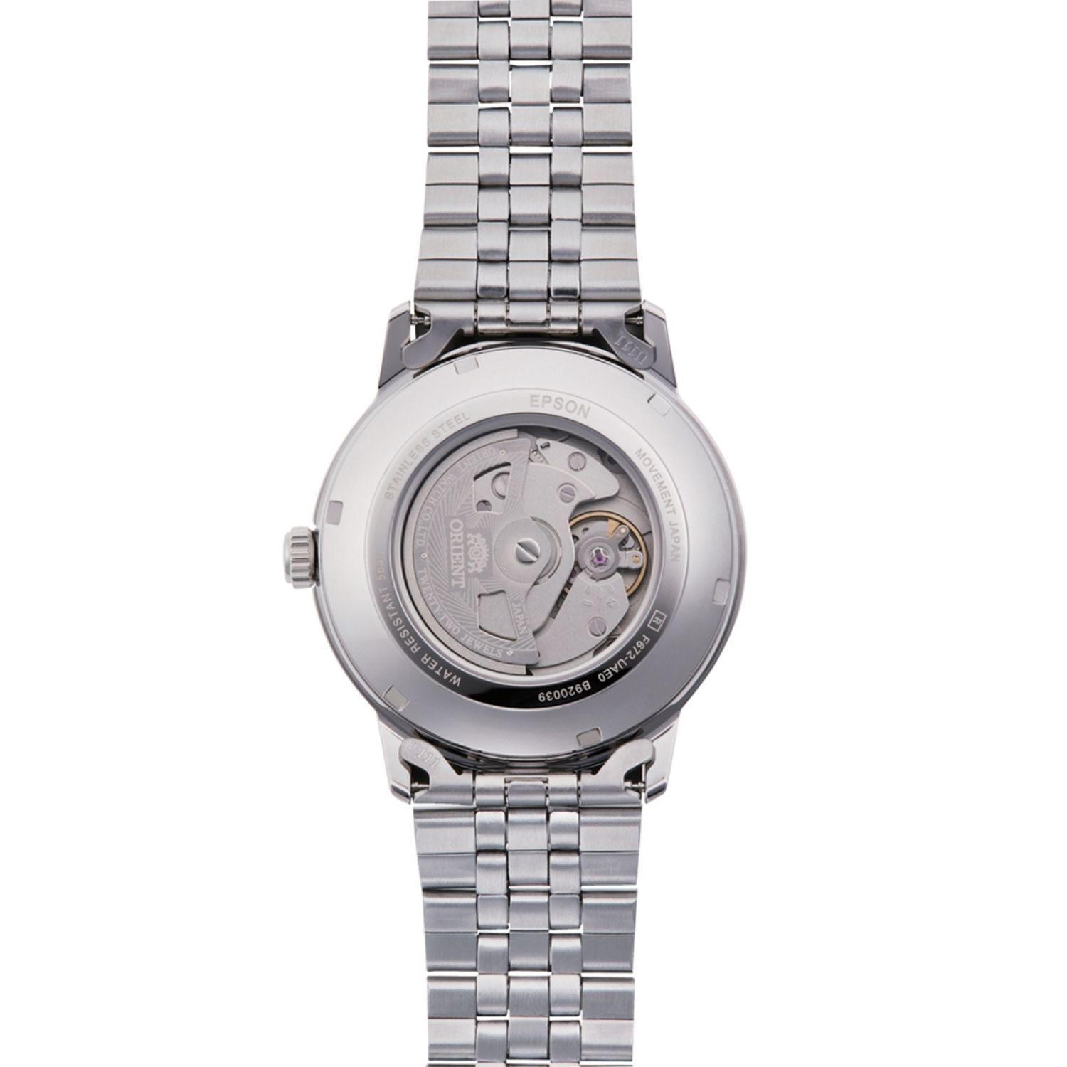 Reloj Orient Symphony III RA-AC0F02S30B Automático Clasico Plateado Hombre-7